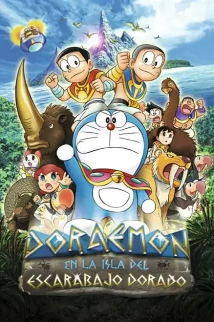 DORAEMON. EN LA ISLA DEL ESCARABAJO DORADO