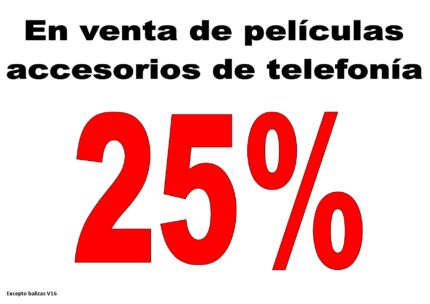 ....25% DE DESCUENTO