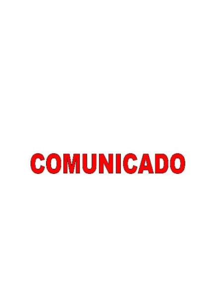 1. COMUNICADO